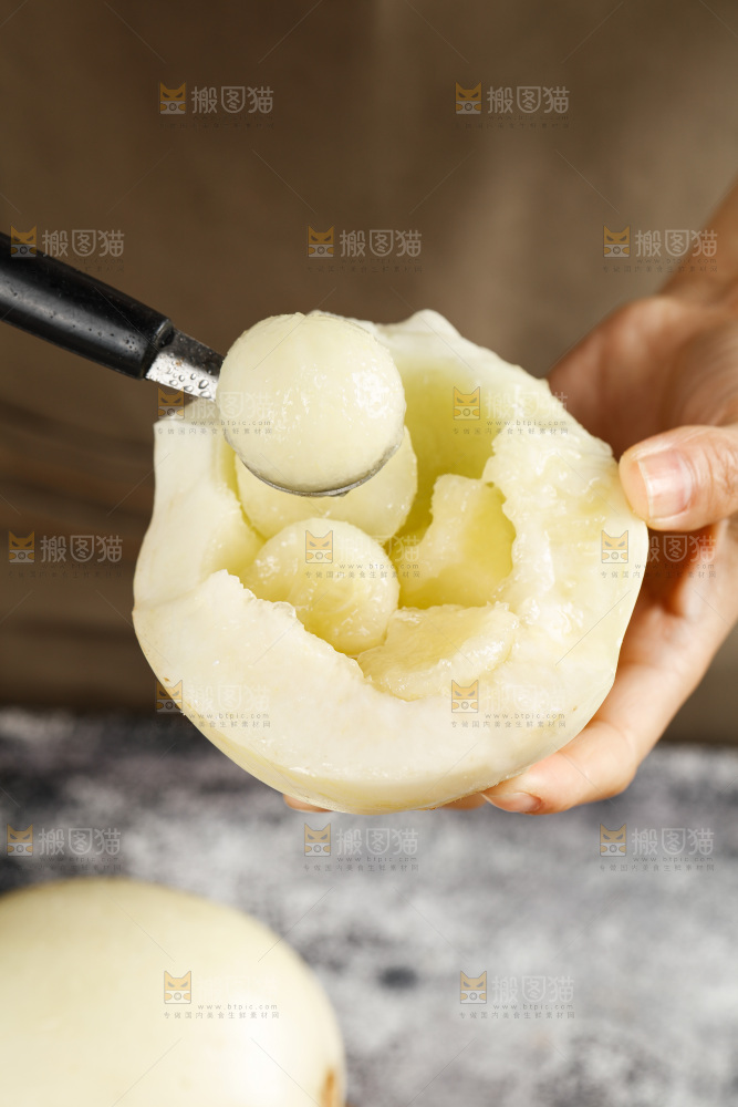 深底上的阎良甜瓜