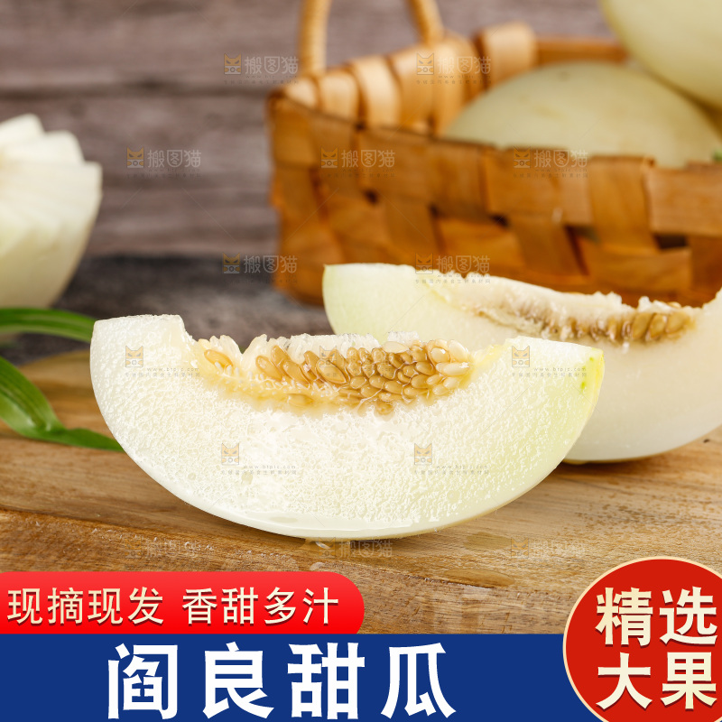 深底上的阎良甜瓜