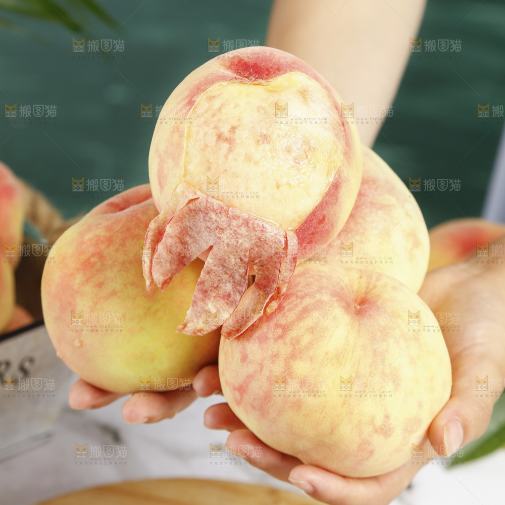 浅底上的阳山水蜜桃