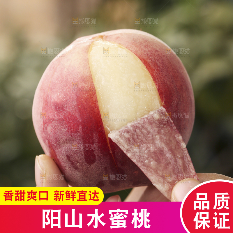 深底上的阳山水蜜桃