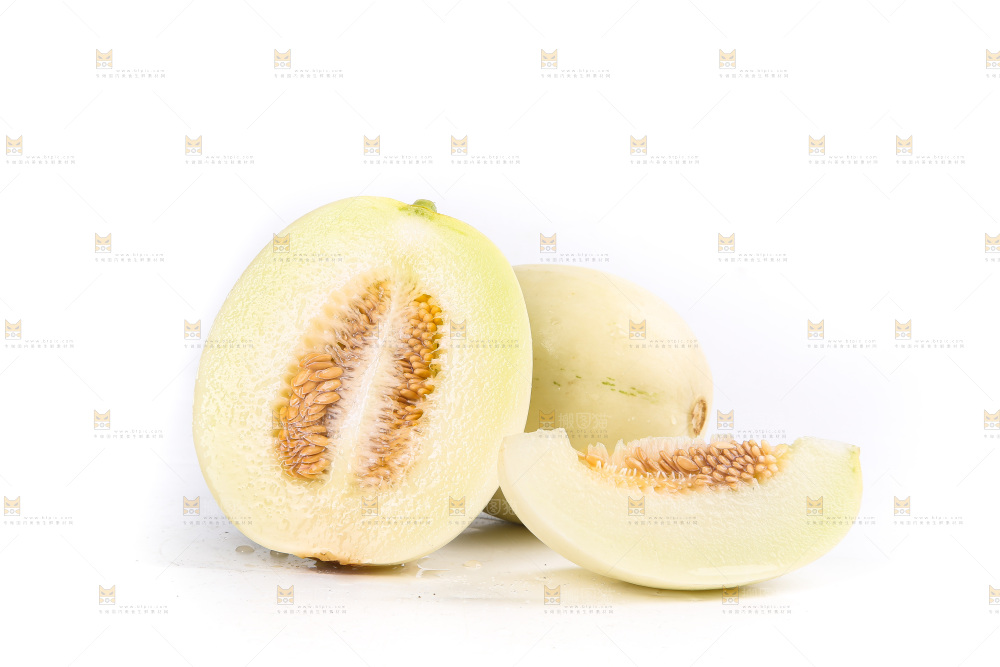 白底上的阎良甜瓜