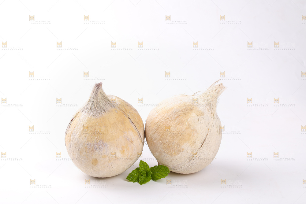 白底上的牛奶椰皇