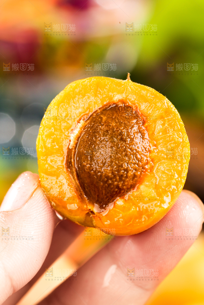 深底上的小红杏