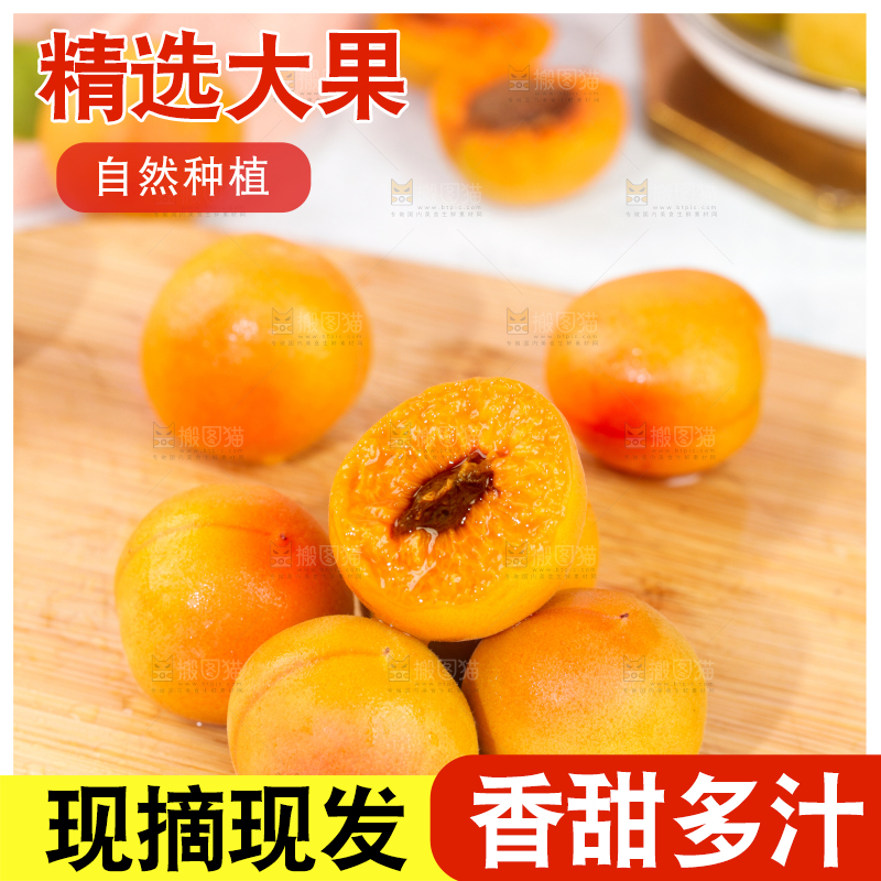 浅底上的小红杏