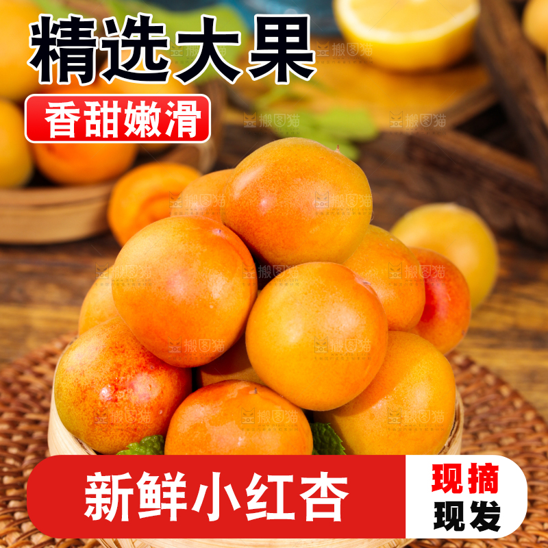 深底上的小红杏