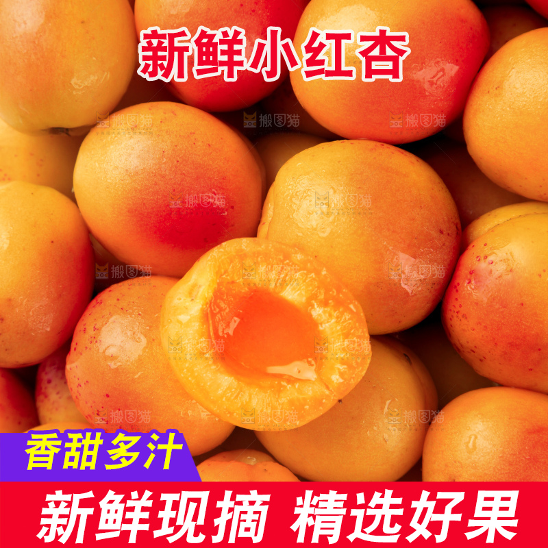 木底上的小红杏