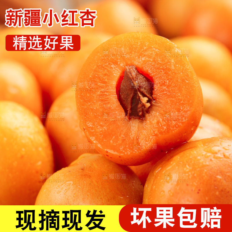 木底上的小红杏