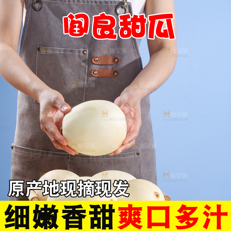 木底上的阎良甜瓜