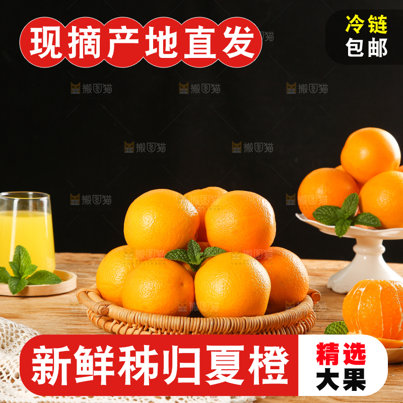 木底上的秭归夏橙