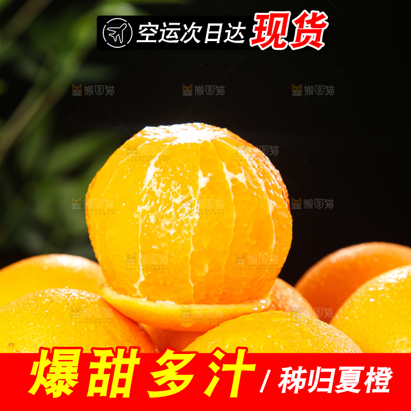 木底上的秭归夏橙