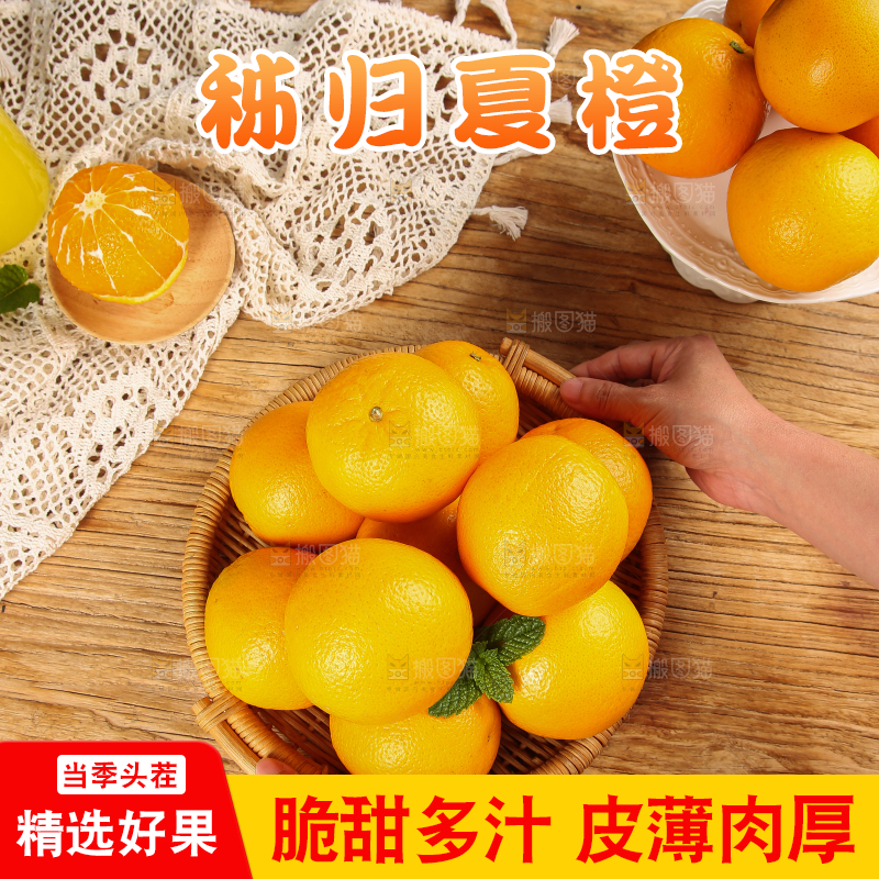 木底上的秭归夏橙
