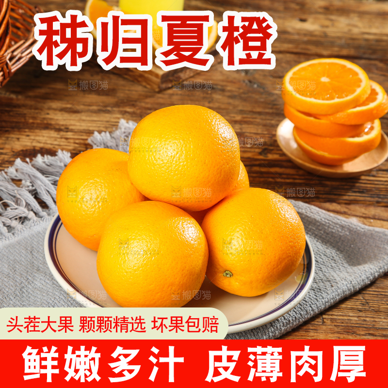 木底上的秭归夏橙