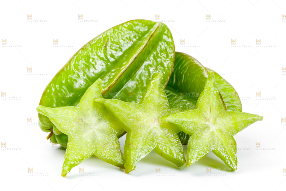 白底上的漳州杨桃