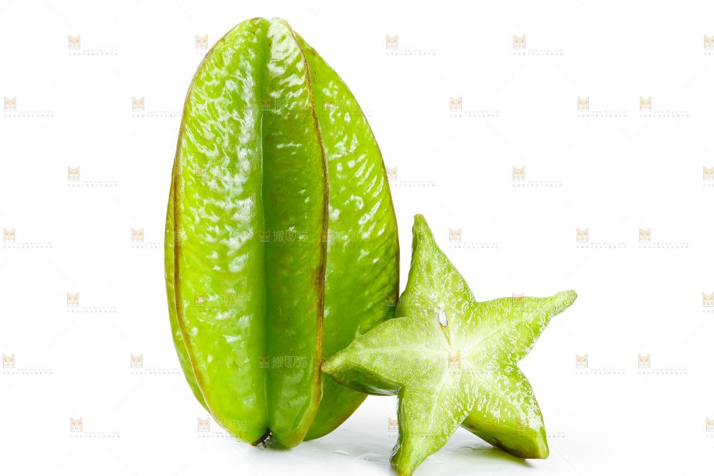 白底上的漳州杨桃
