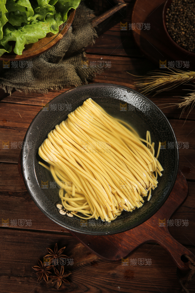 深底上的苦荞面