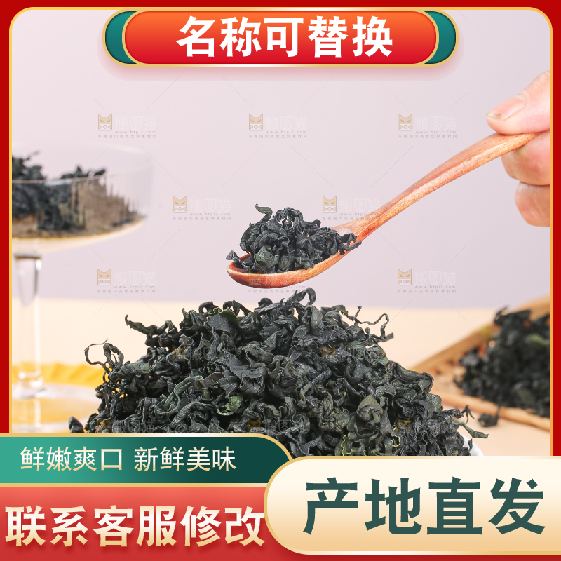 浅底上的裙带菜