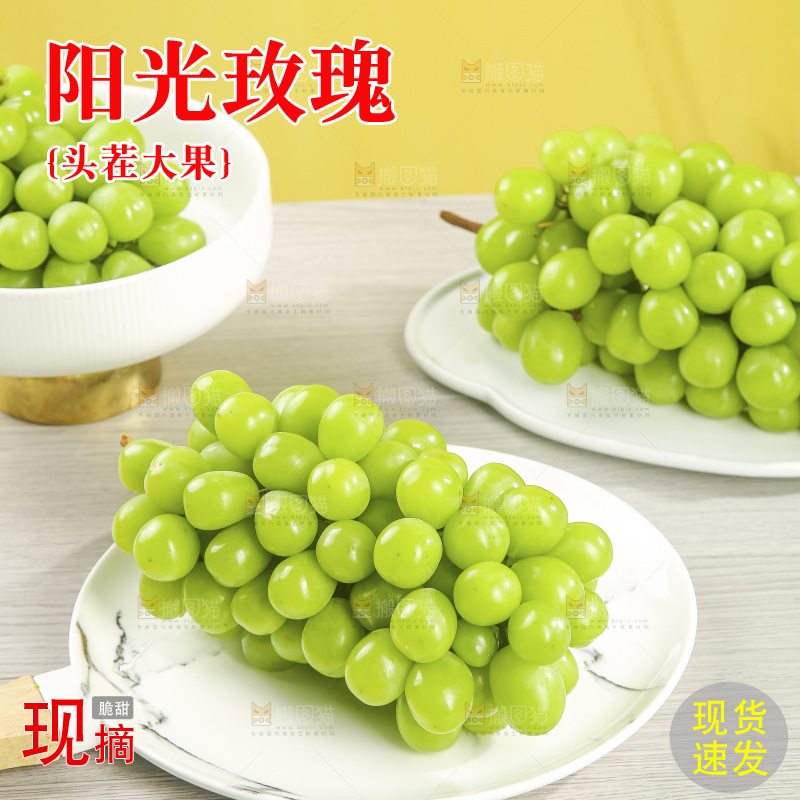 浅底上的阳光玫瑰青提