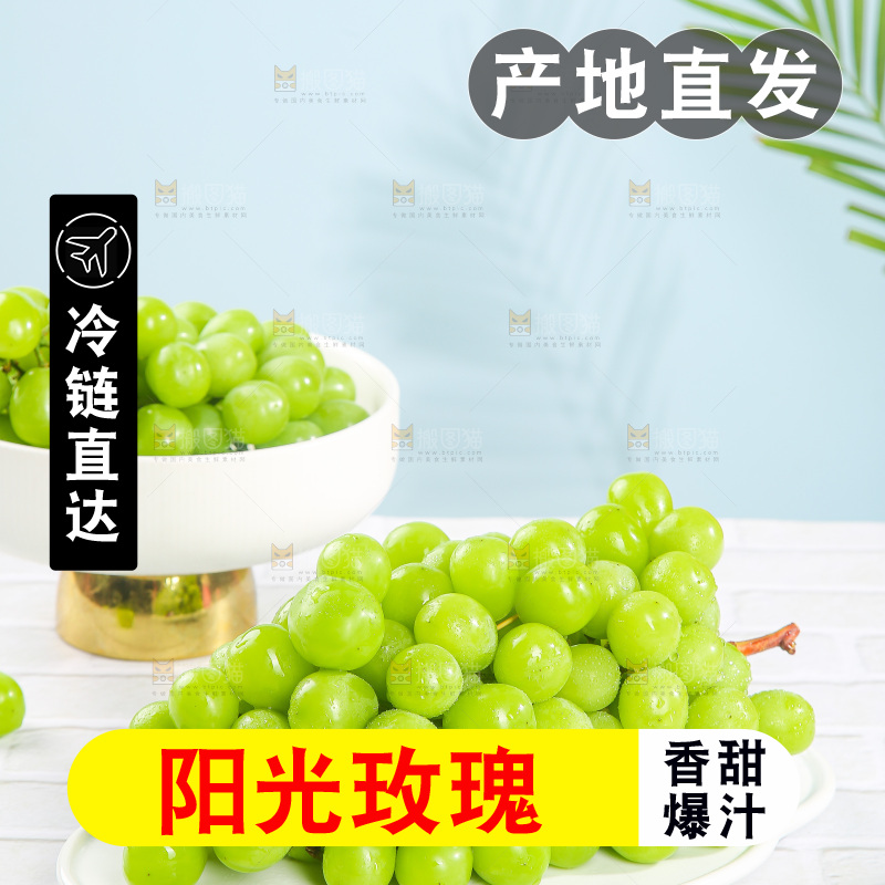 浅底上的阳光玫瑰青提