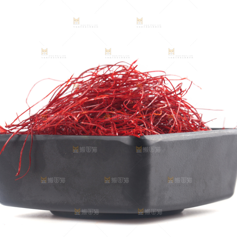 白底上的细辣椒丝