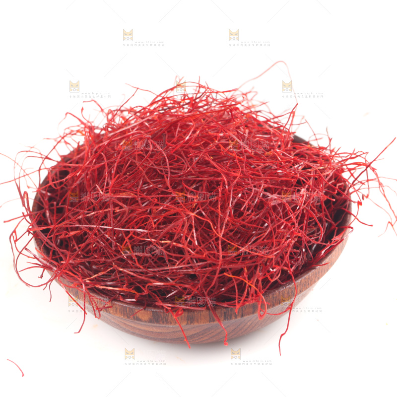 白底上的细辣椒丝