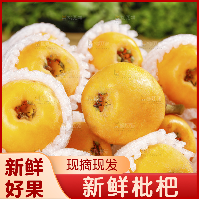 深底上的枇杷