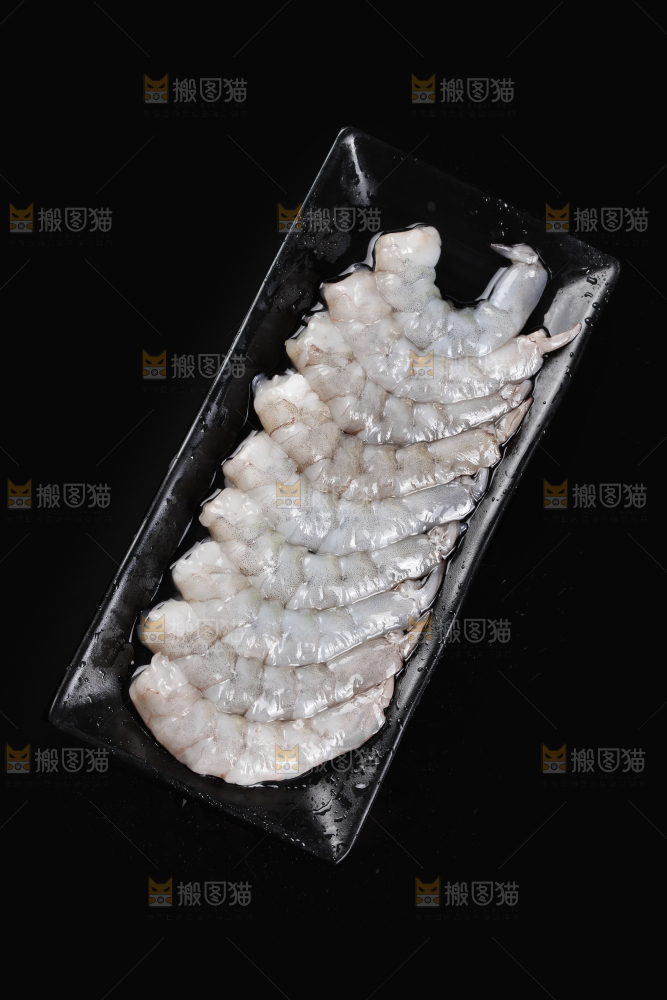 深底上的青虾仁