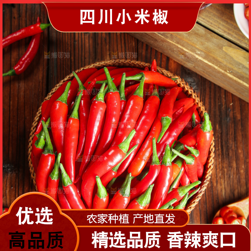 木底上的小米椒