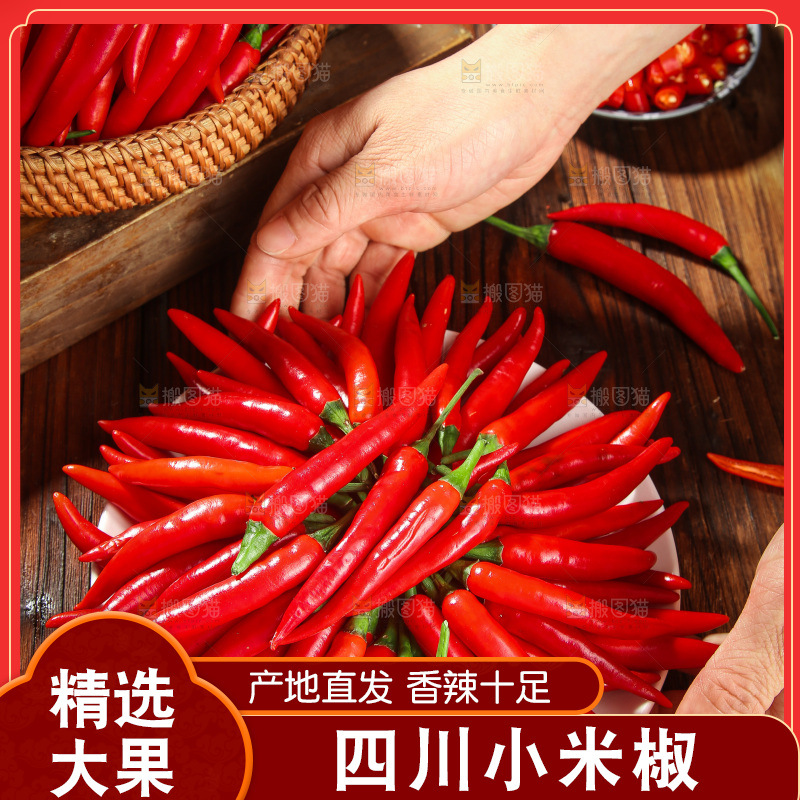 木底上的小米椒