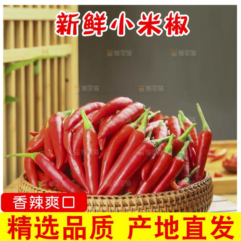 深底上的小米椒