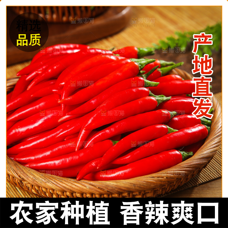 木底上的小米辣