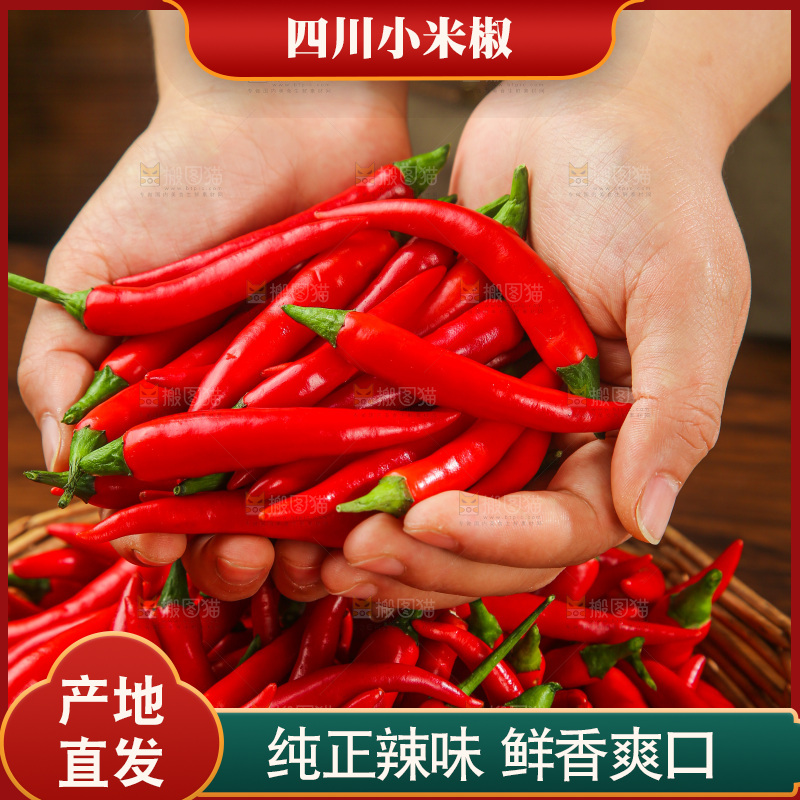 木底上的小米椒