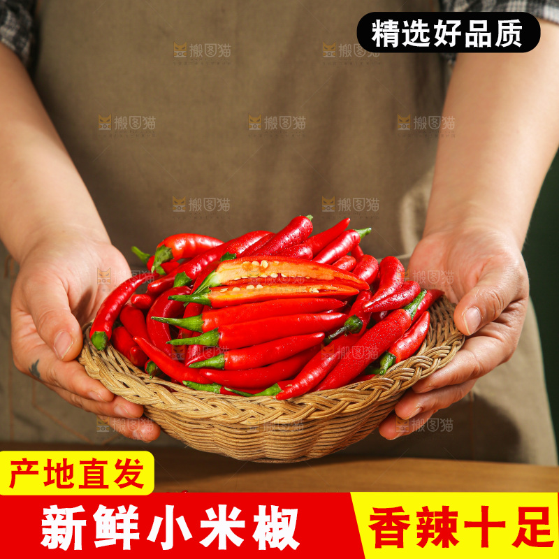 深底上的农家小米辣