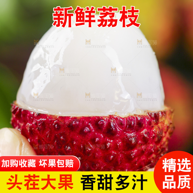 浅底上的妃子笑荔枝