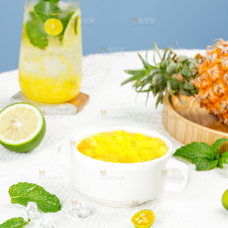 浅底上的菠萝原浆