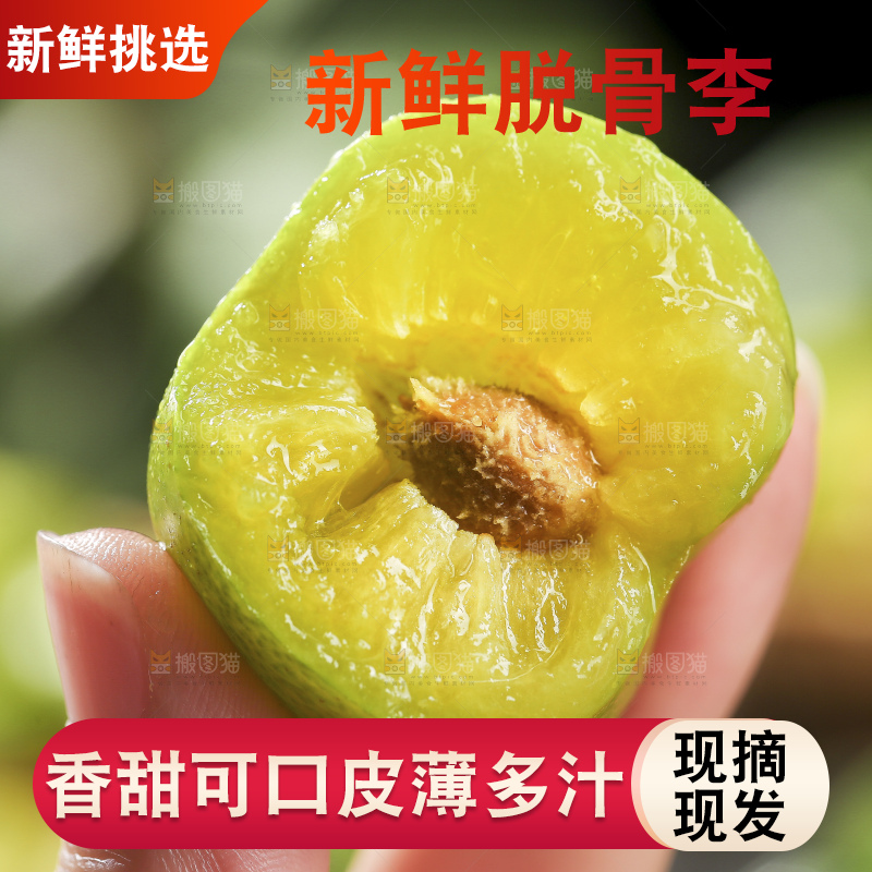 手里拿着脱骨李