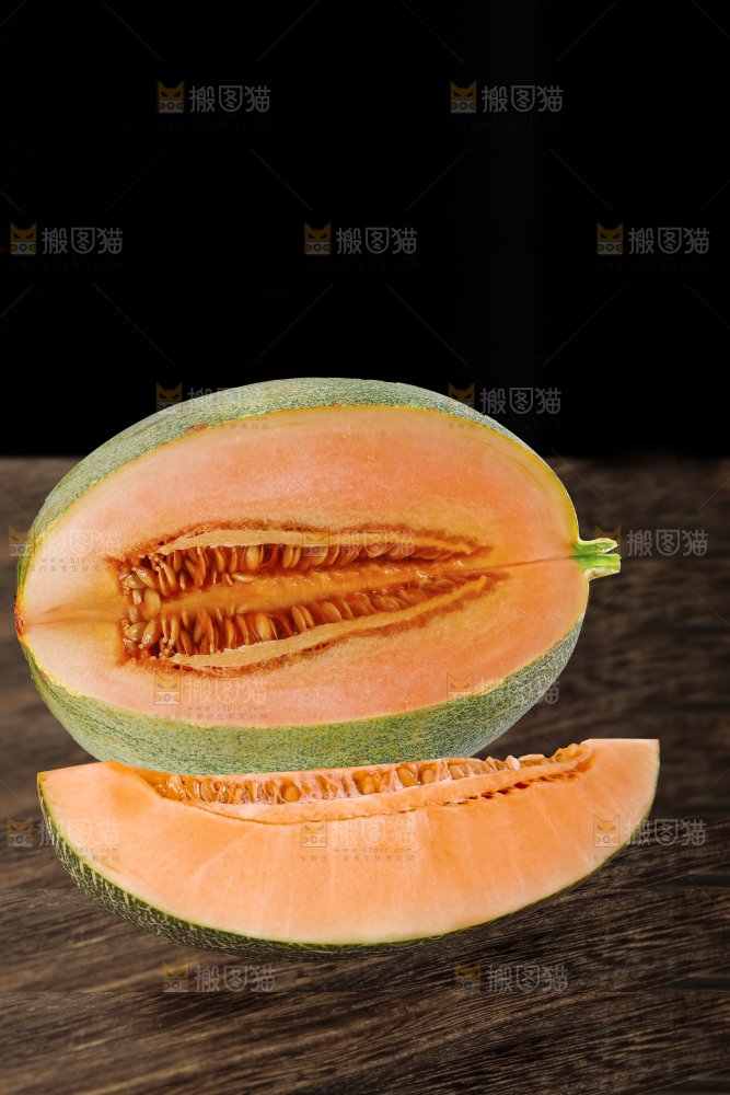 深底上的哈密瓜