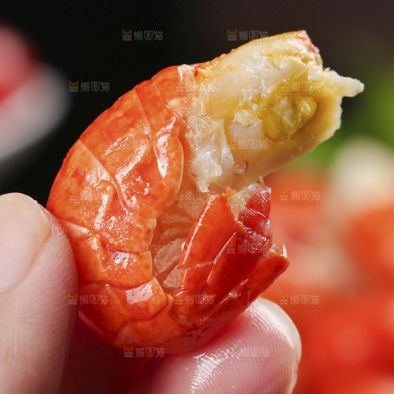 深底上的龙虾尾