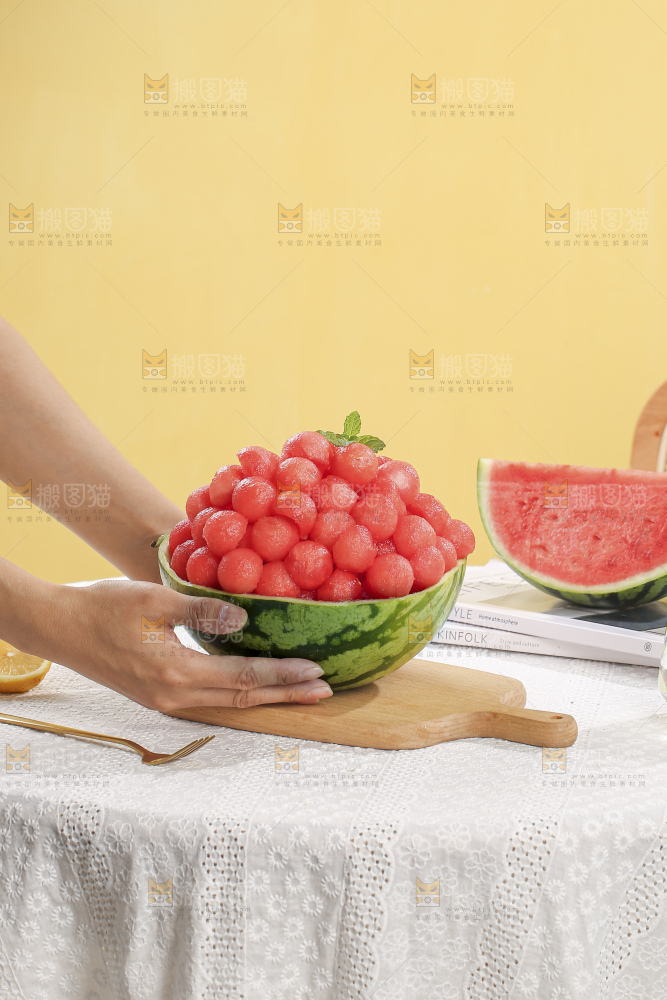 浅底上的冰糖麒麟瓜
