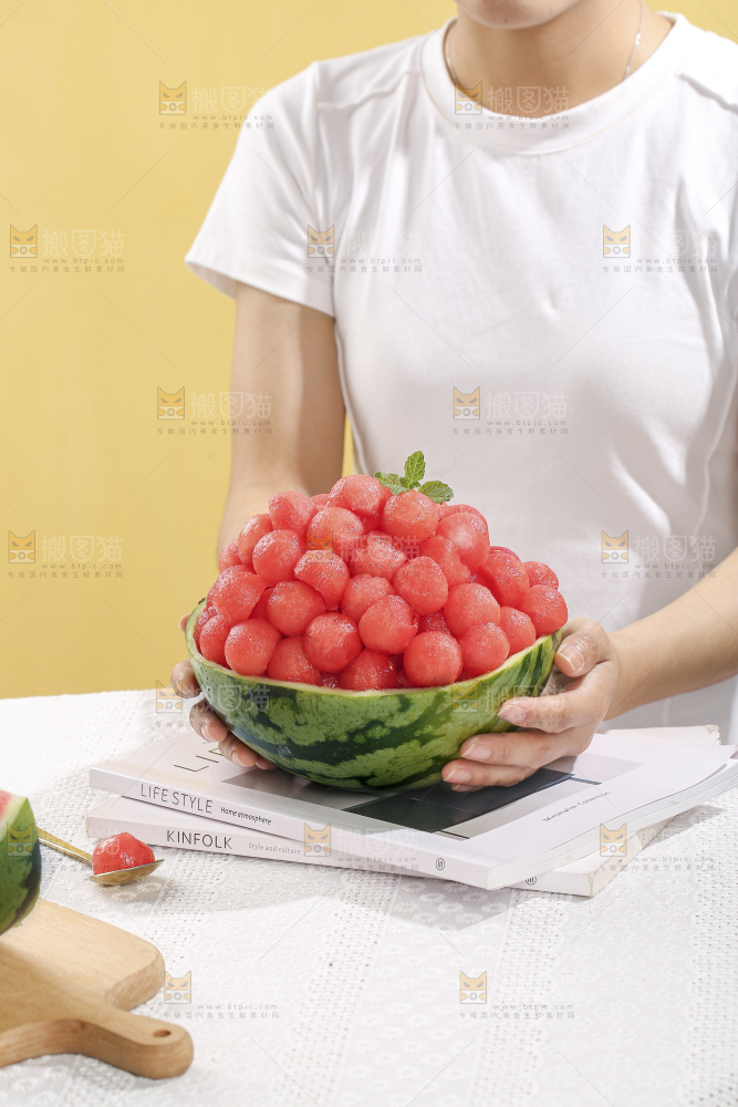 浅底上的冰糖麒麟瓜