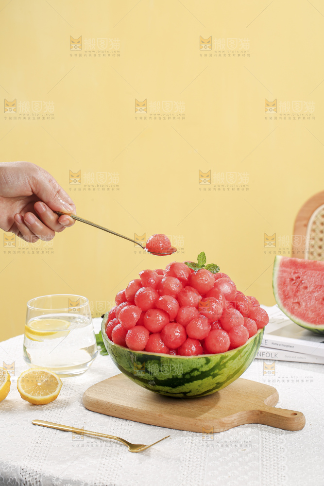浅底上的冰糖麒麟瓜