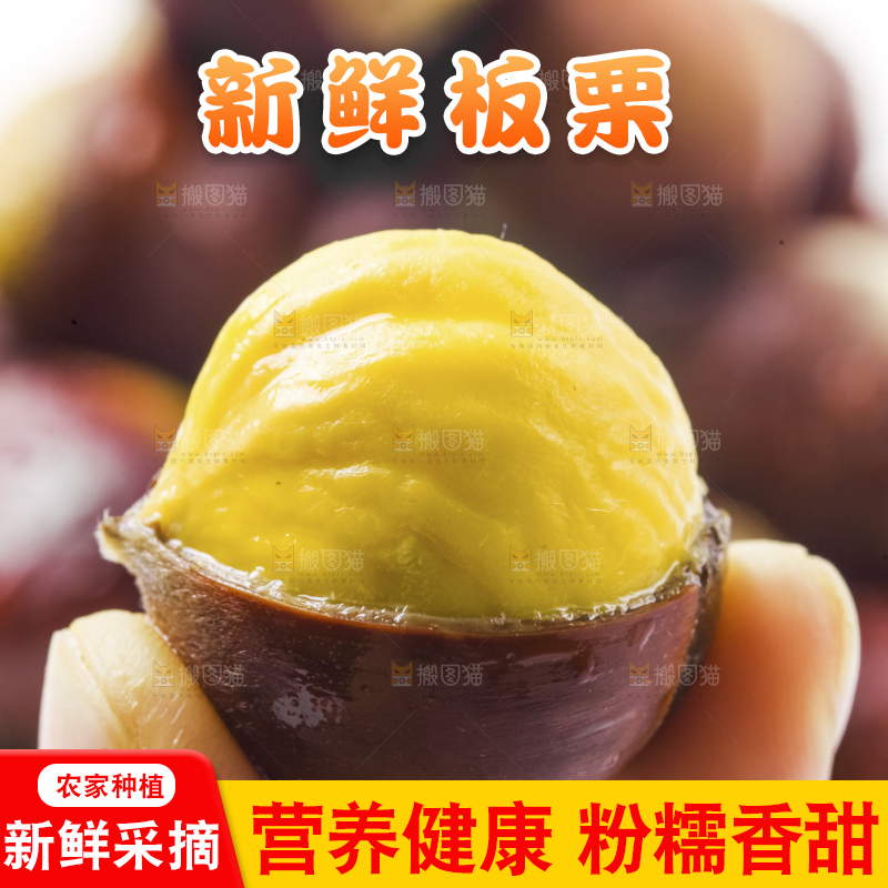 深底上的板栗