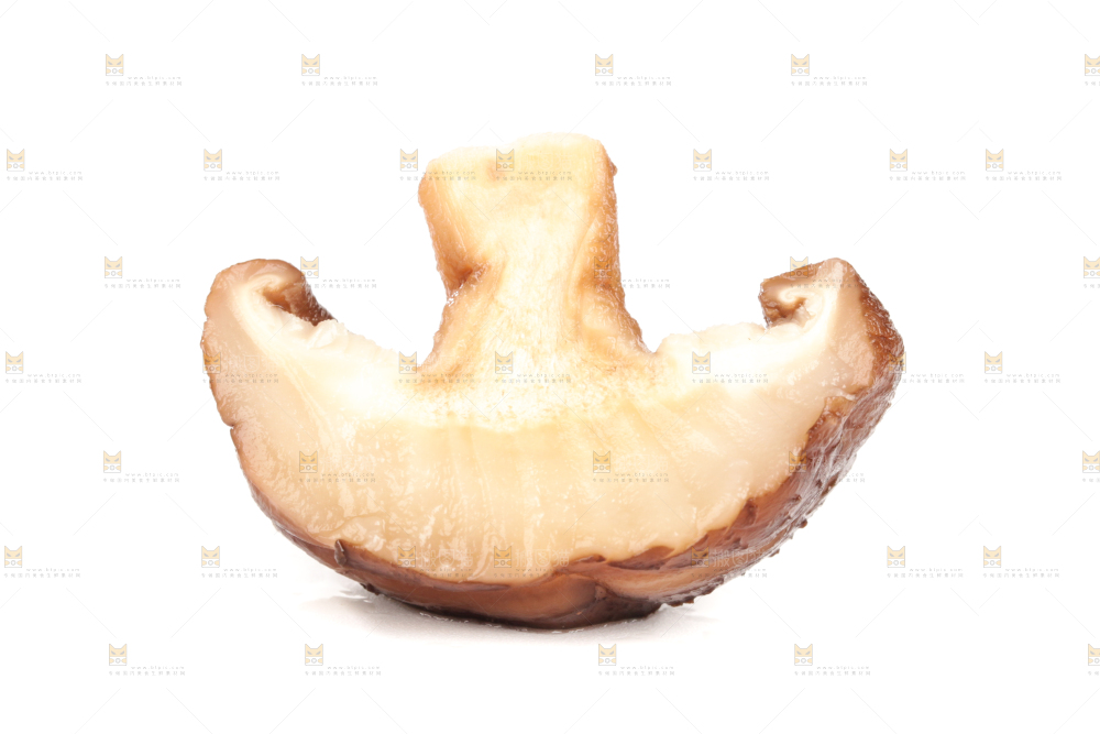 白底上的干香菇