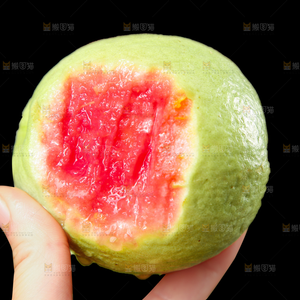 深底上的红心芭乐