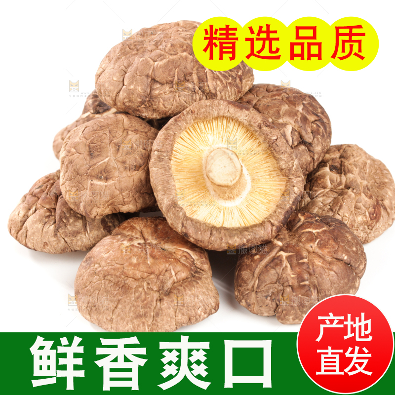 白底上的干香菇