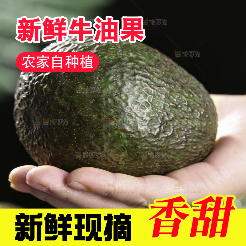 深底上的牛油果