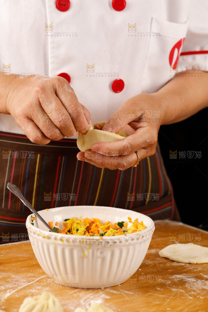 深底上包子的制作