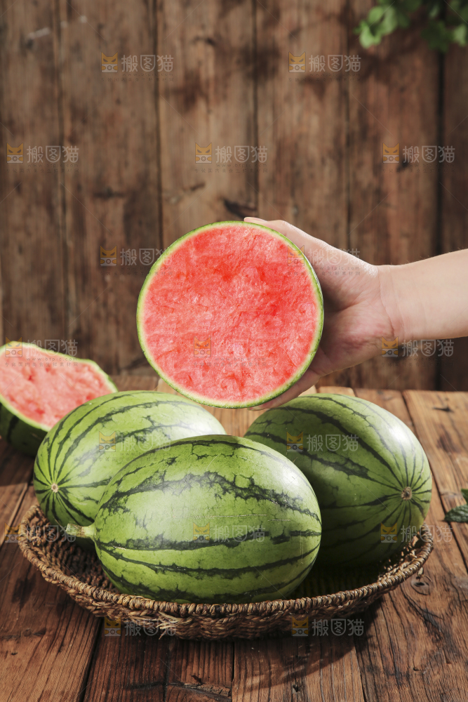 手剥西瓜