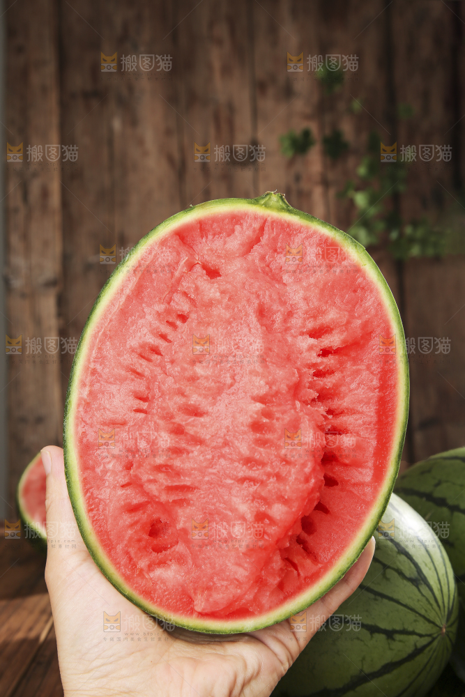 手剥西瓜