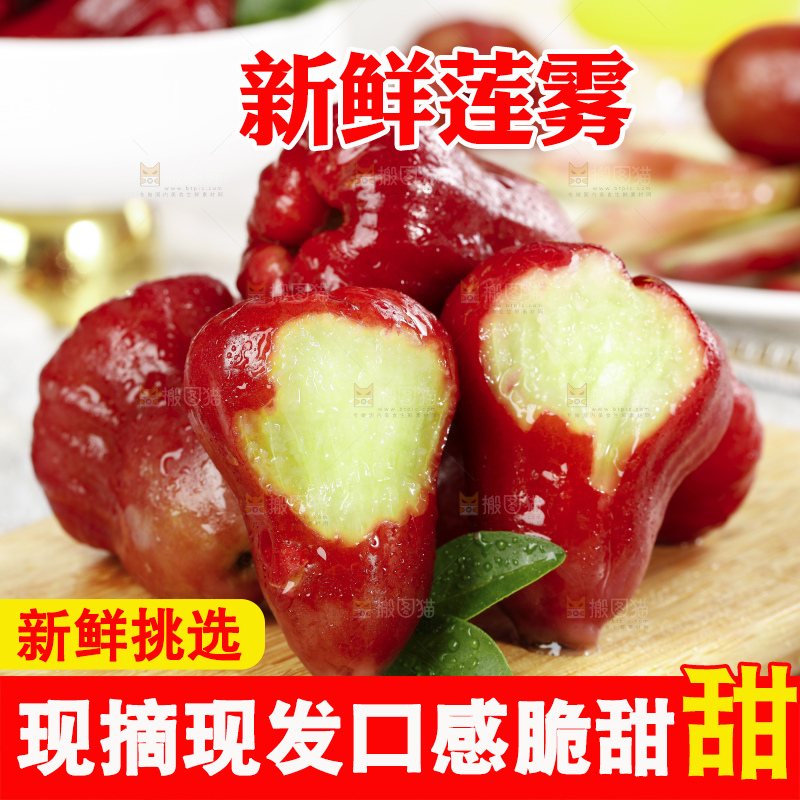 浅底上的莲雾