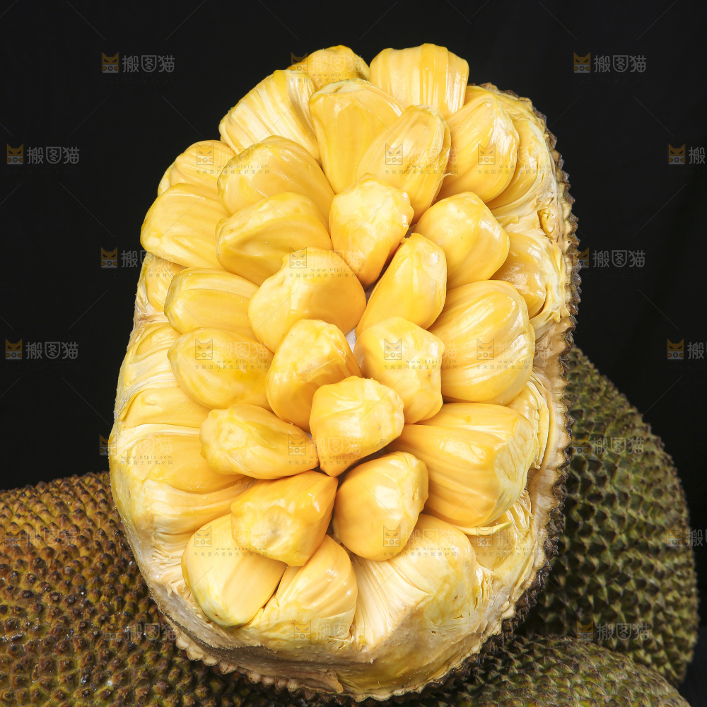 深底上的黄肉菠萝蜜